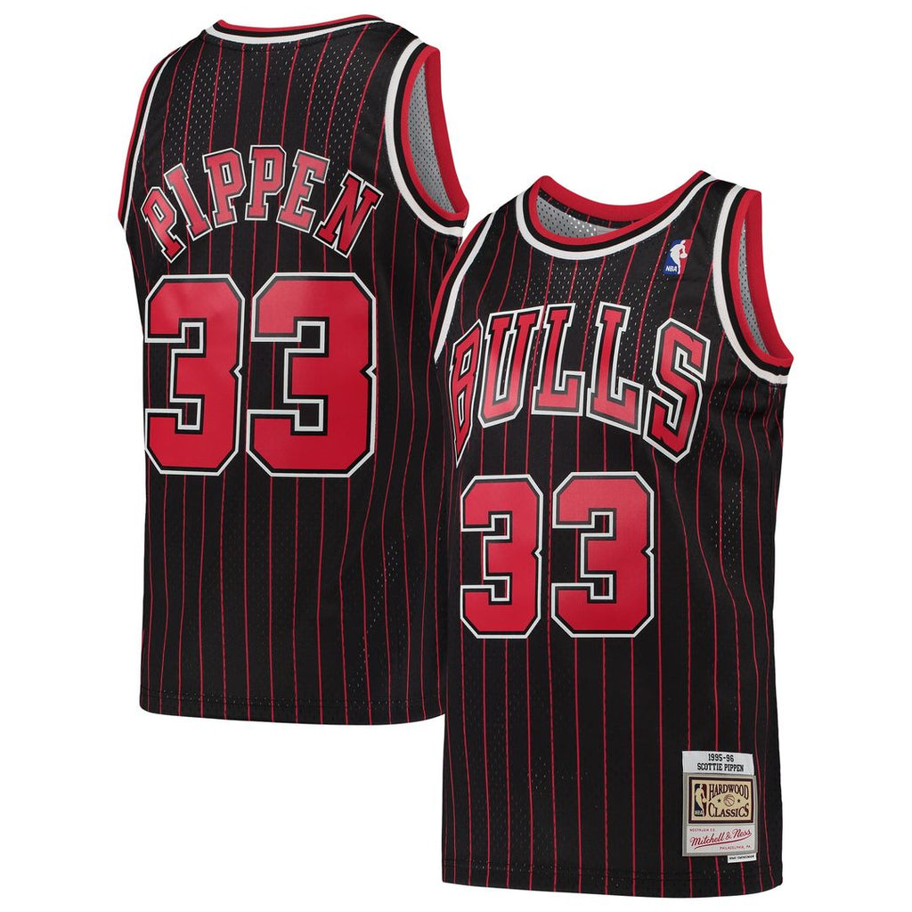 Scottie Pippen Chicago Bulls Mitchell & Ness Hardwood Classics Swingman Jersey - Black | NBA Fan Gear