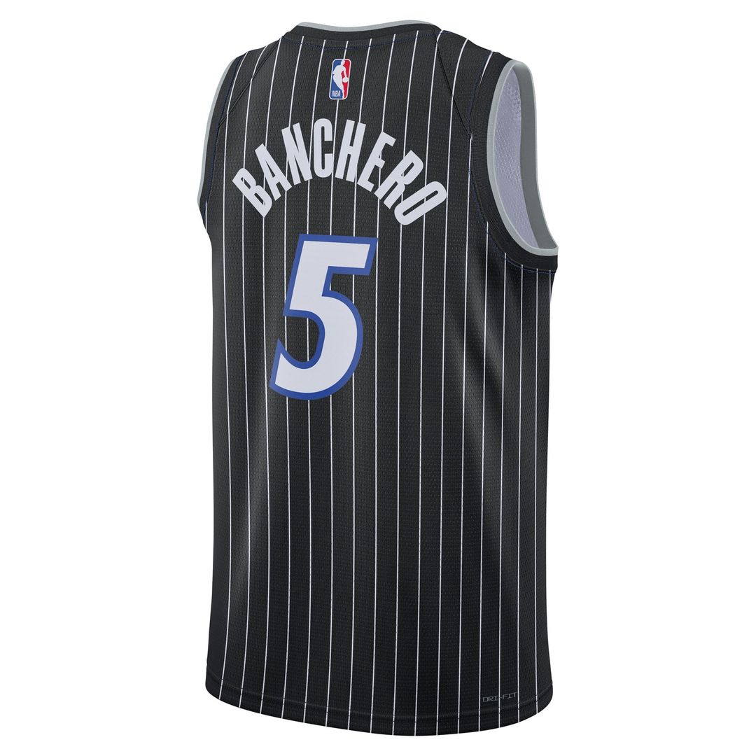 Paolo Banchero Orlando Magic Jordan Brand Unisex Swingman Jersey - Statement Edition - Black | NBA Fan Gear