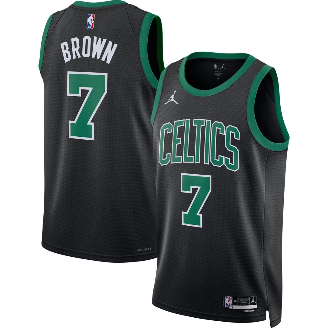Jaylen Brown Boston Celtics Jordan Brand Unisex Swingman Jersey - Statement Edition - Black | NBA Fan Gear