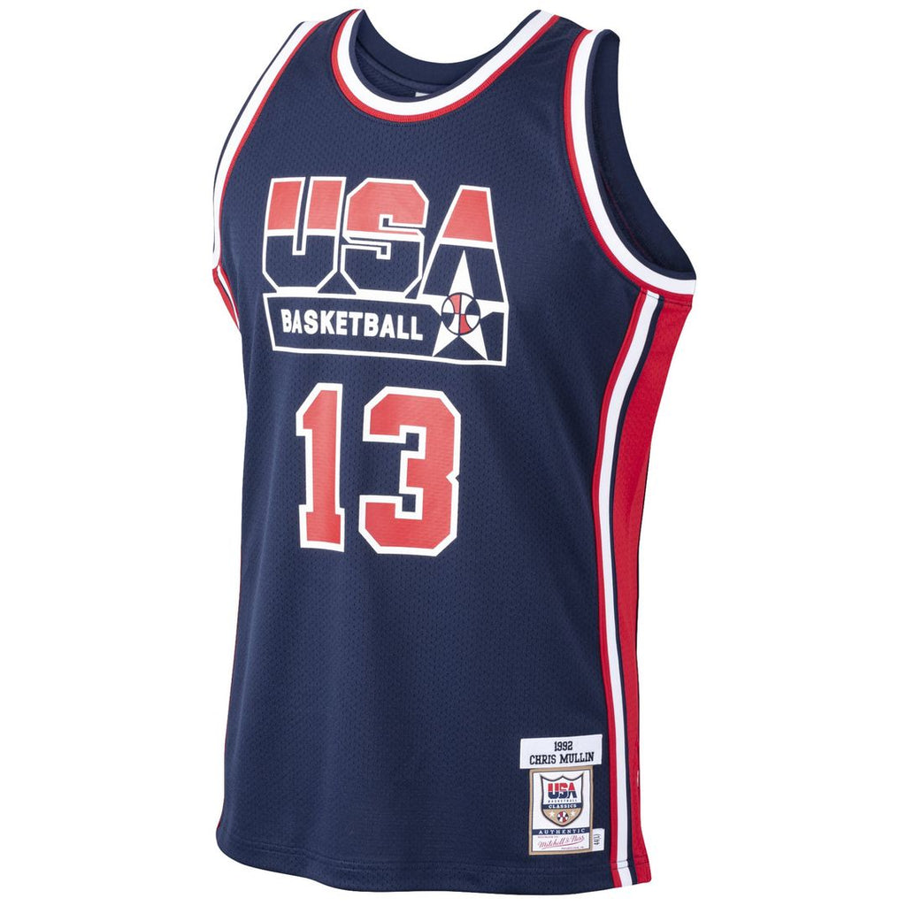 Chris Mullin USA Basketball Mitchell & Ness 1992 Dream Team Authentic Jersey - Navy | NBA Fan Gear
