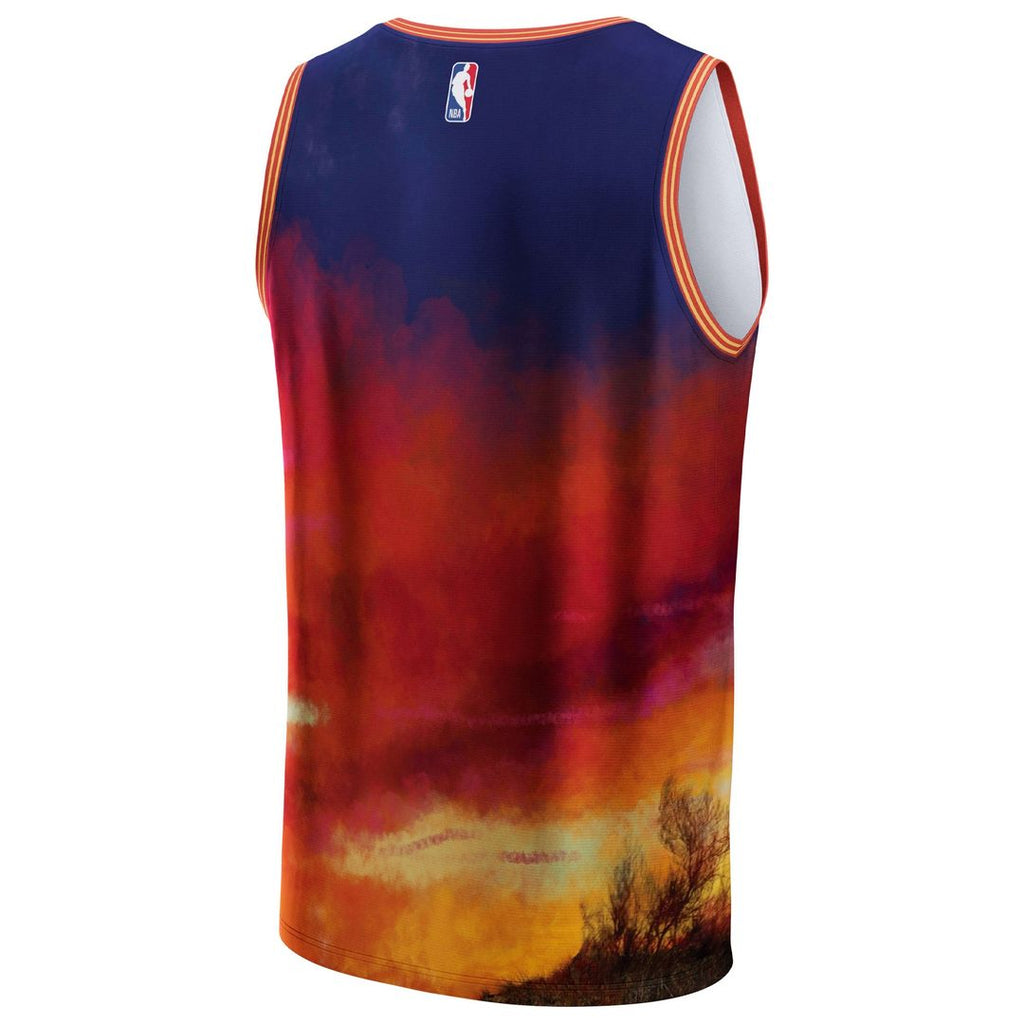 Phoenix Suns NBA & KidSuper Studios by Fanatics Unisex Hometown Jersey - Red | NBA x KidSuper Fan Gear
