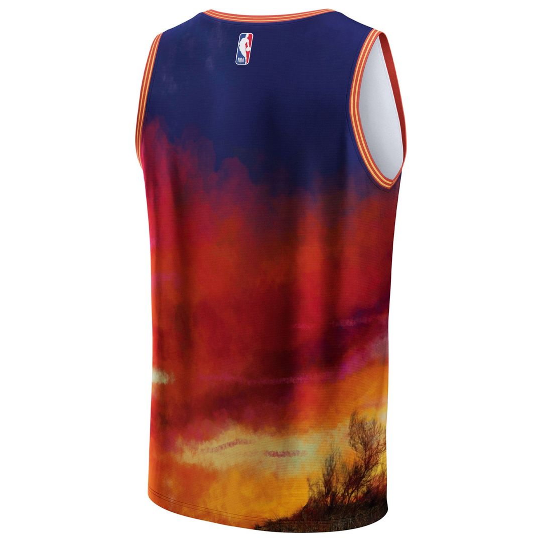 Phoenix Suns NBA & KidSuper Studios by Fanatics Unisex Hometown Jersey - Red | NBA x KidSuper Fan Gear