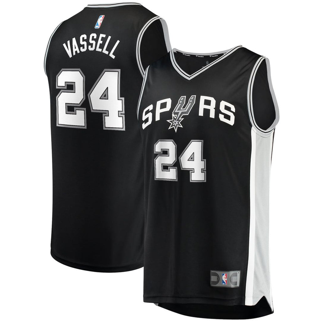 Devin Vassell San Antonio Spurs Fanatics Fast Break Replica Jersey - Icon Edition - Black | NBA Fan Gear