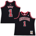 Derrick Rose Chicago Bulls Mitchell & Ness Big & Tall 2010/ 11 Swingman Jersey - Black | NBA Fan Gear