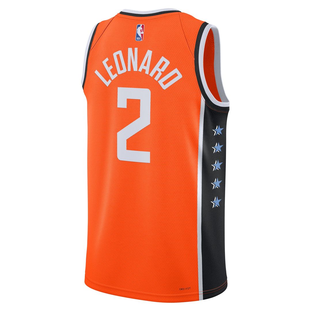 Kawhi Leonard LA Clippers Nike Unisex 2025/ 26 Swingman Jersey - Orange - City Edition | NBA Fan Gear
