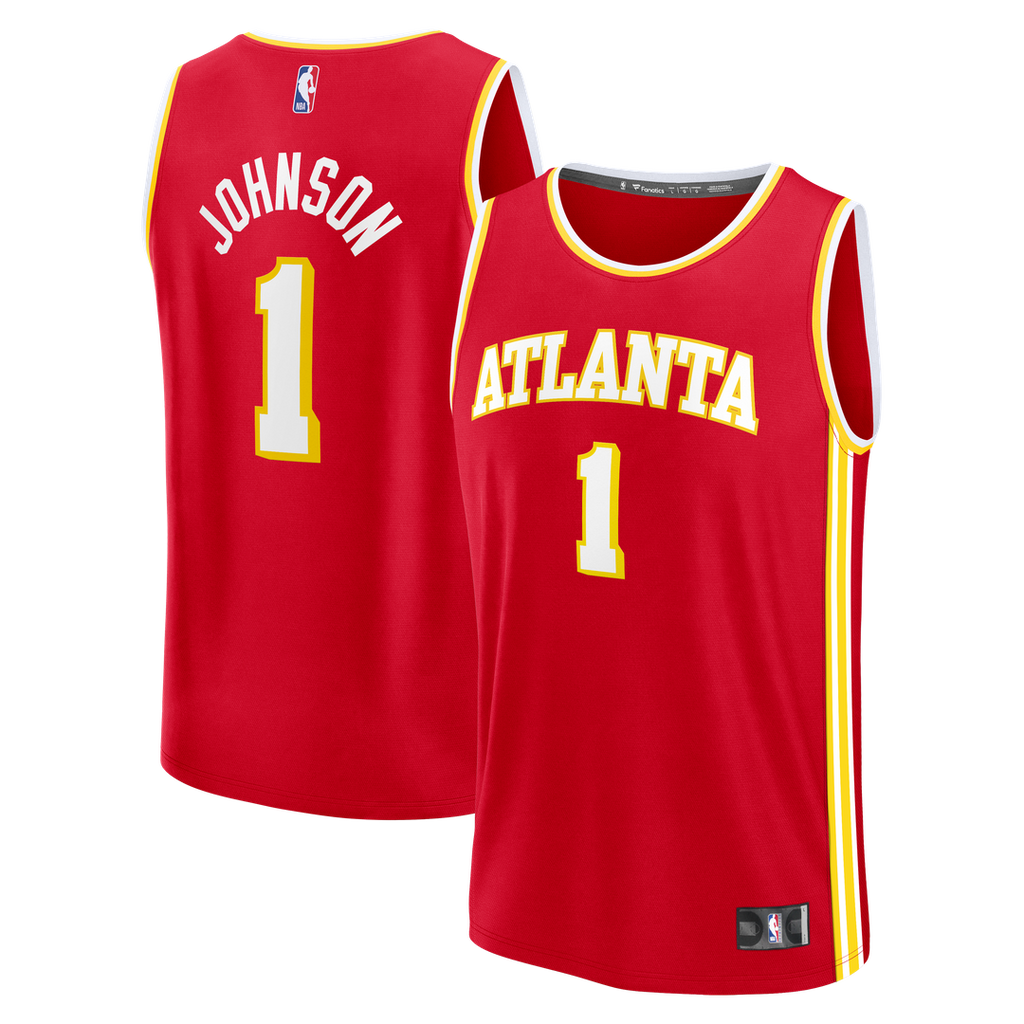 Jalen Johnson Atlanta Hawks Fanatics Youth Fast Break Jersey - Icon Edition - Red | NBA Fan Gear