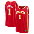 Jalen Johnson Atlanta Hawks Fanatics Youth Fast Break Jersey - Icon Edition - Red | NBA Fan Gear