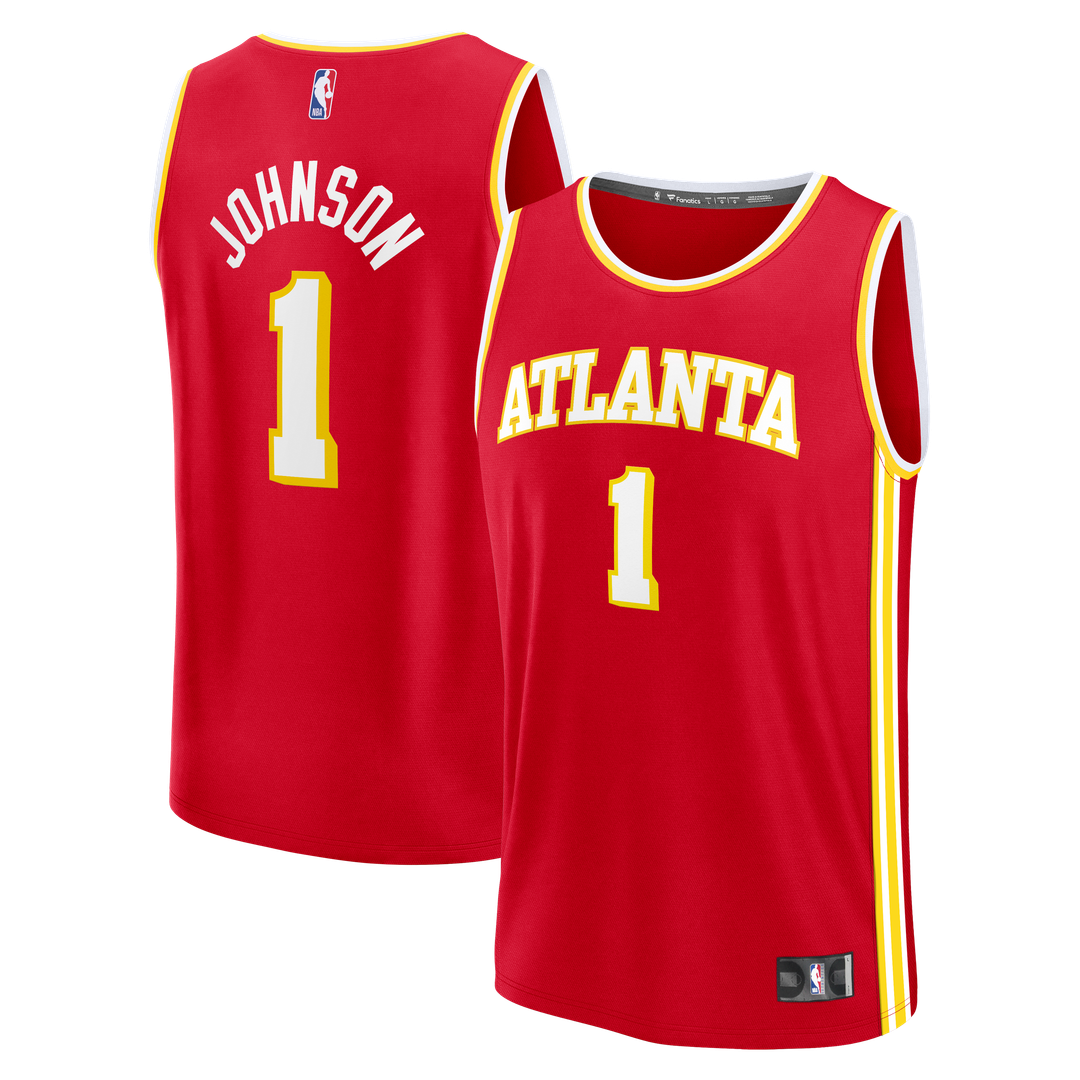 Jalen Johnson Atlanta Hawks Fanatics Youth Fast Break Jersey - Icon Edition - Red | NBA Fan Gear