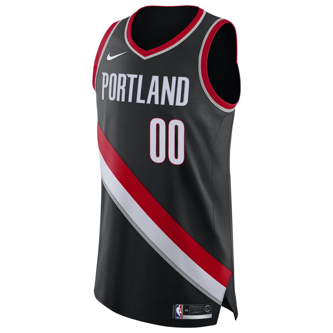 Portland Trail Blazers Nike 2020/ 21 Authentic Custom Jersey Black - Icon Edition | NBA Fan Gear