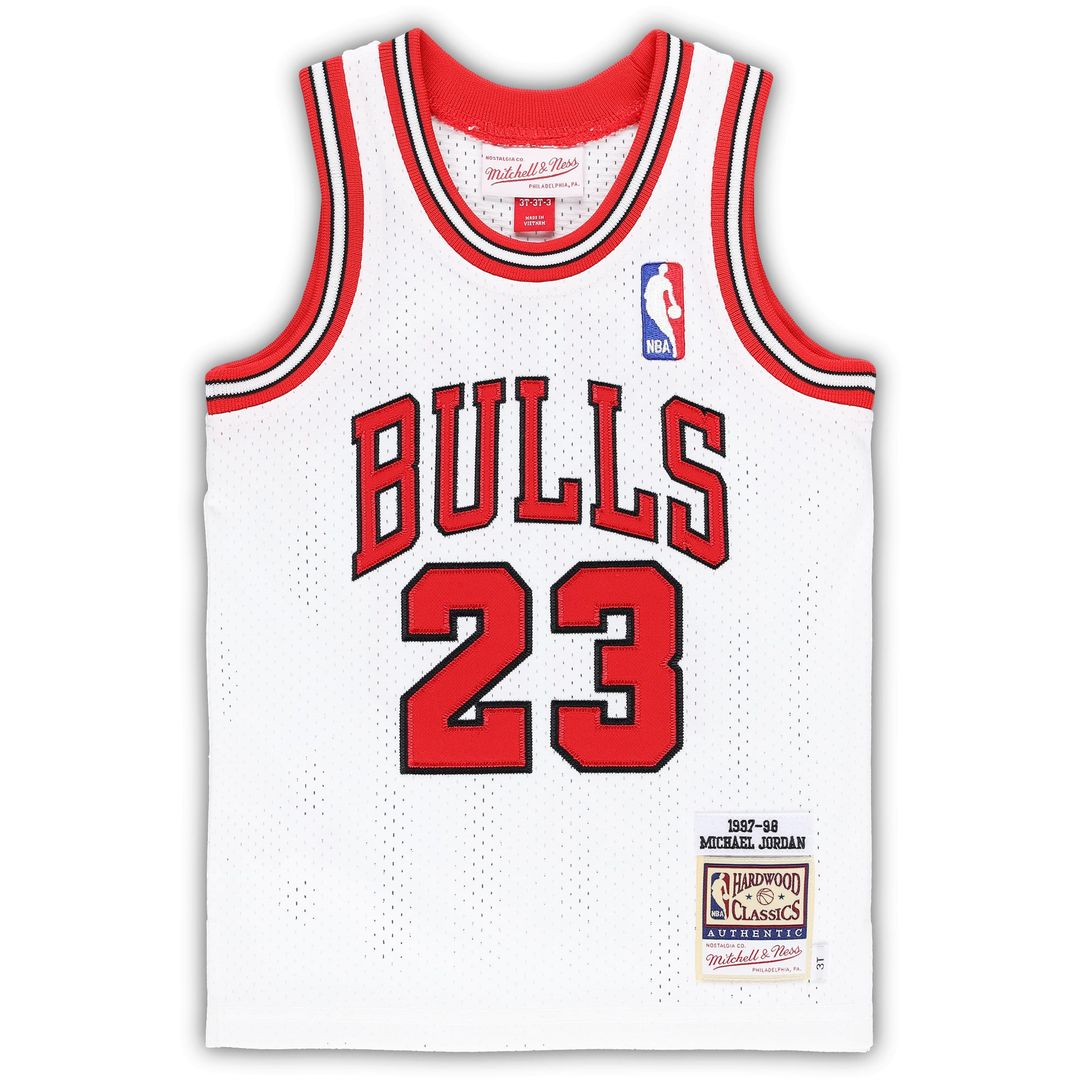 Michael Jordan Chicago Bulls Mitchell & Ness Toddler 1997/ 98 Hardwood Classics Authentic Jersey - Red | NBA Fan Gear