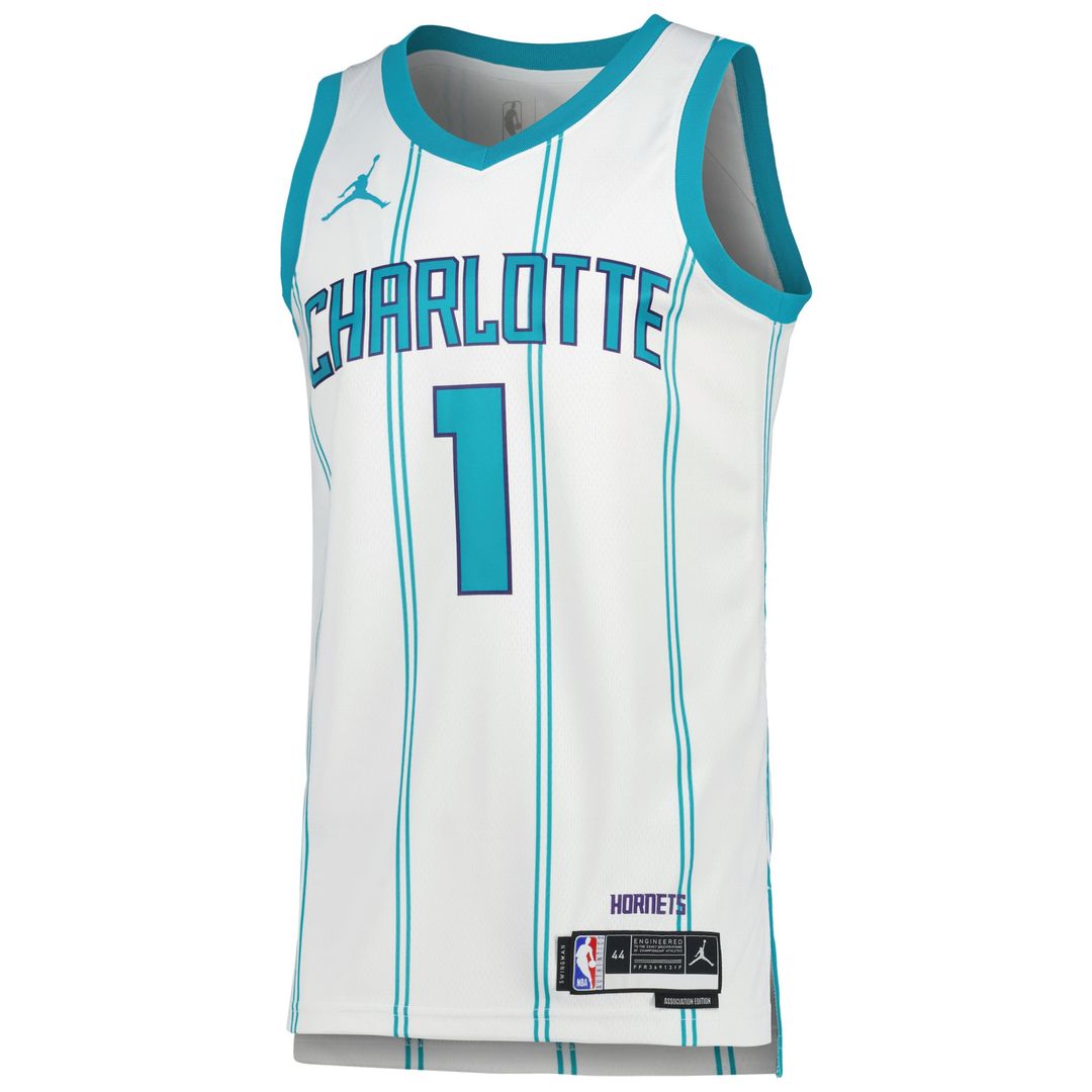 LaMelo Ball Charlotte Hornets Jordan Brand Unisex Swingman Jersey - Icon Edition - Teal | NBA Fan Gear
