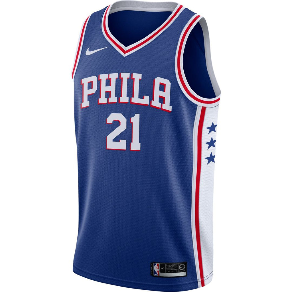 Joel Embiid Philadelphia 76ers Nike Swingman Jersey Royal - Icon Edition | NBA Fan Gear