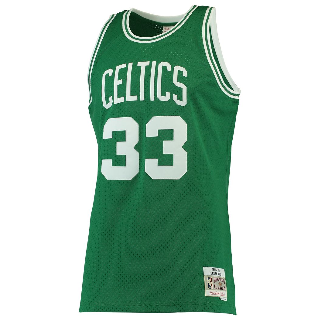 Larry Bird Boston Celtics Mitchell & Ness Hardwood Classics Swingman Jersey - Kelly Green | NBA Fan Gear