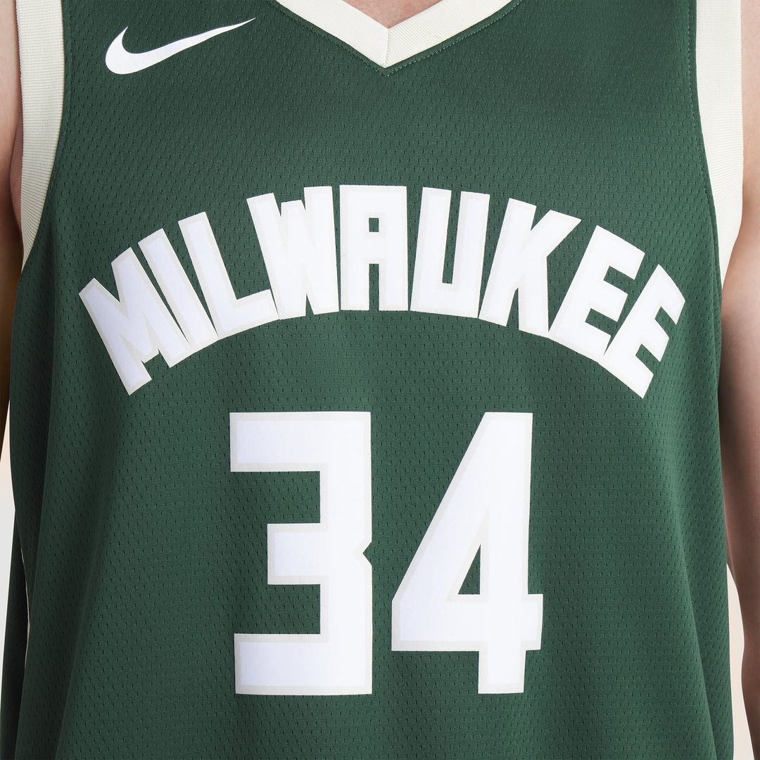 Giannis Antetokounmpo Milwaukee Bucks Nike Unisex Swingman Jersey - Association Edition - White | NBA Fan Gear