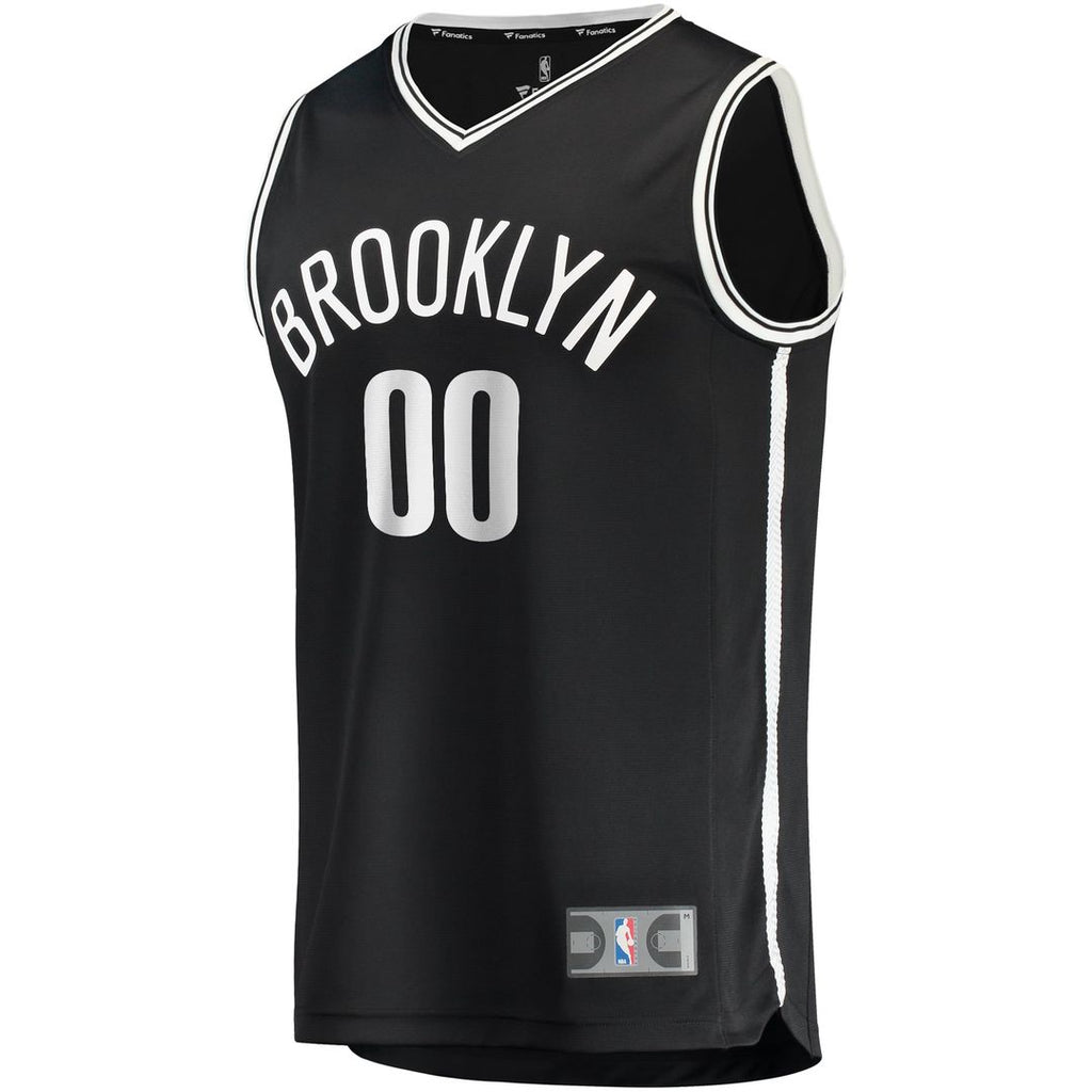 Brooklyn Nets Fanatics Youth Fast Break Custom Replica Jersey Black - Icon Edition | NBA Fan Gear