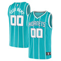 Charlotte Hornets Fanatics Fast Break Replica Custom Jersey - Icon Edition - Teal | NBA Fan Gear