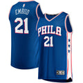 Joel Embiid Philadelphia 76ers Fanatics Big & Tall Fast Break Player Jersey - Royal - Icon Edition | NBA Fan Gear