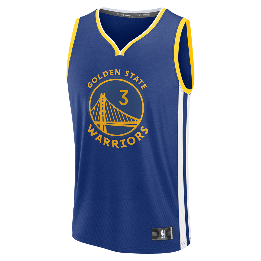 Will Richard Golden State Warriors Fanatics Fast Break Replica Jersey - Blue - Icon Edition | NBA Fan Gear