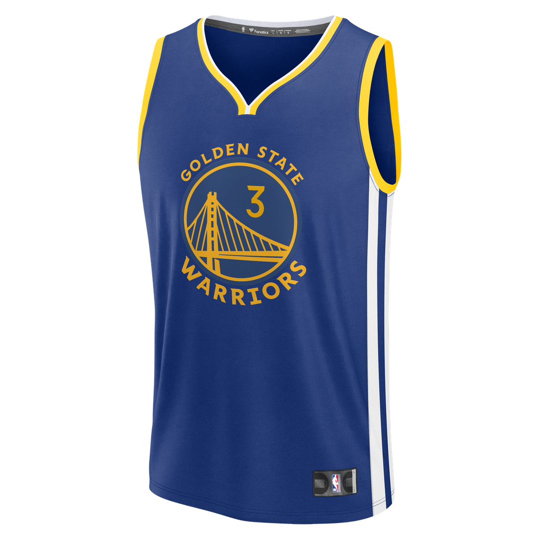 Will Richard Golden State Warriors Fanatics Fast Break Replica Jersey - Blue - Icon Edition | NBA Fan Gear
