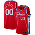 Philadelphia 76ers Jordan Brand Swingman Custom Jersey - Statement Edition - Red | NBA Fan Gear