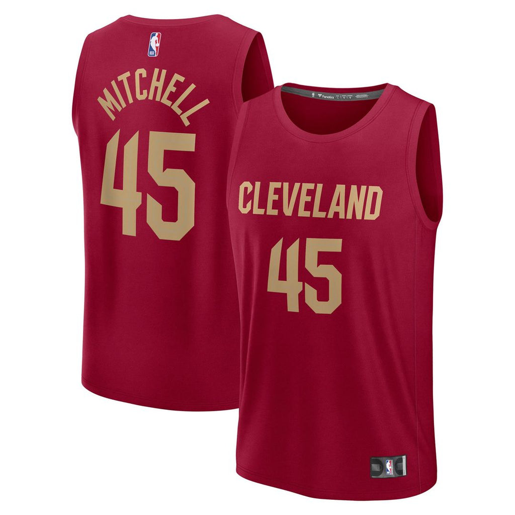 Donovan Mitchell Cleveland Cavaliers Fanatics Youth Fast Break Replica Player Jersey - Icon Edition - Wine | NBA Fan Gear