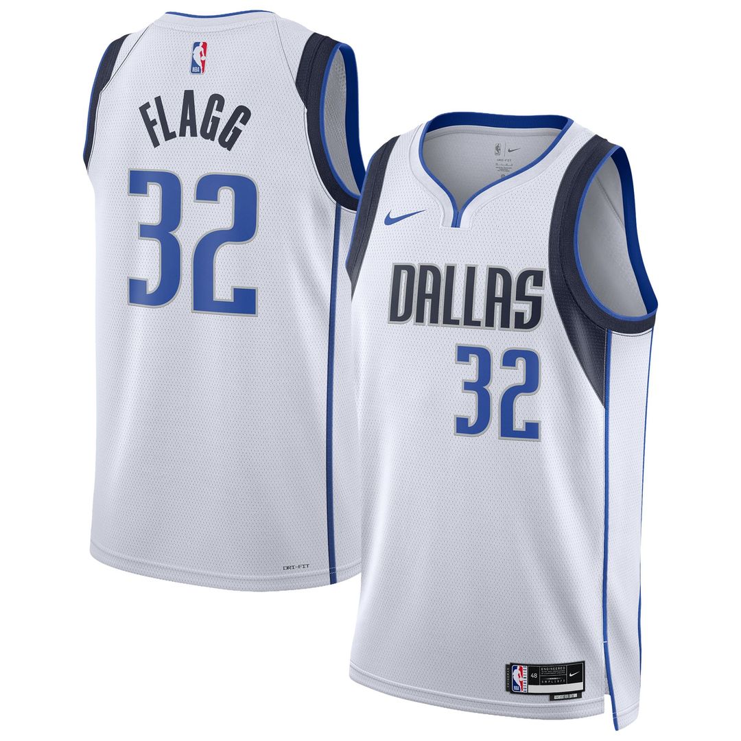 Cooper Flagg Dallas Mavericks Nike Unisex Swingman Player Jersey - Association Edition - White | NBA Fan Gear