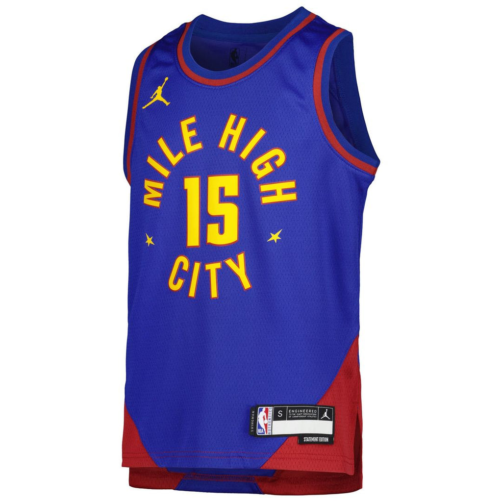 Nikola Jokic Denver Nuggets Jordan Brand Youth Swingman Jersey - Statement Edition - Blue | NBA Fan Gear
