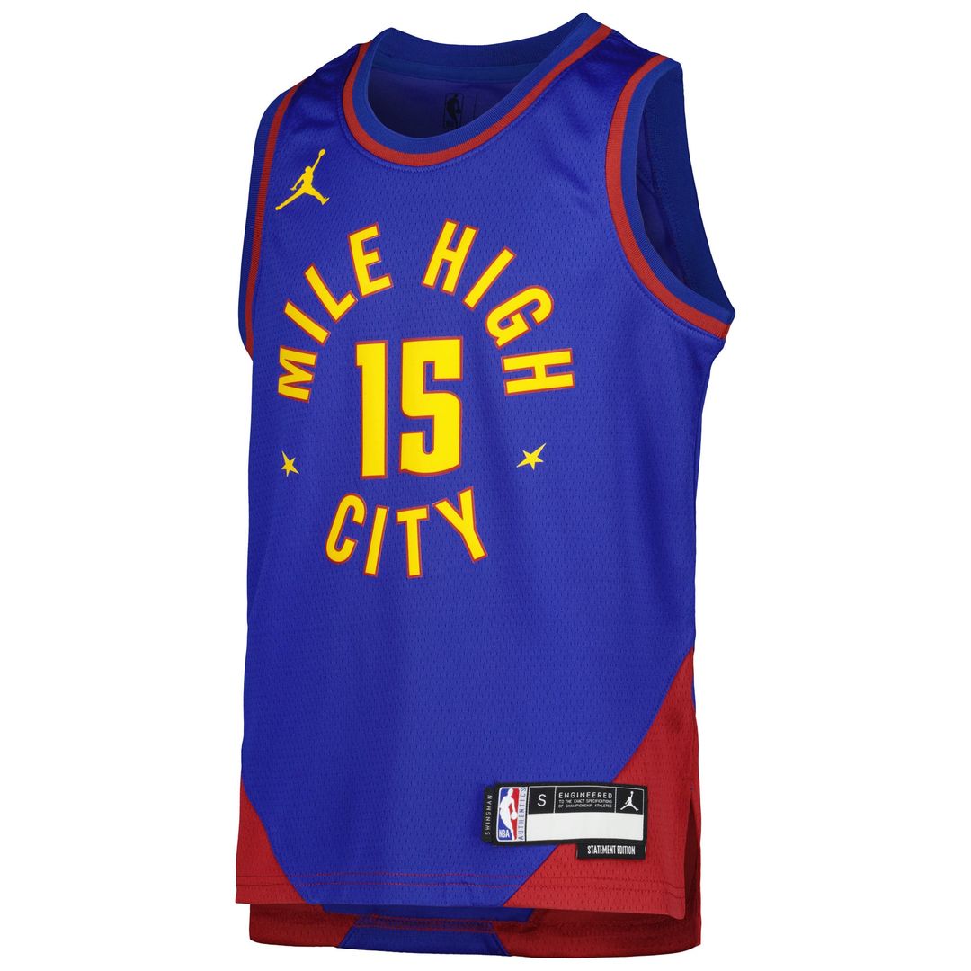 Nikola Jokic Denver Nuggets Jordan Brand Youth Swingman Jersey - Statement Edition - Blue | NBA Fan Gear