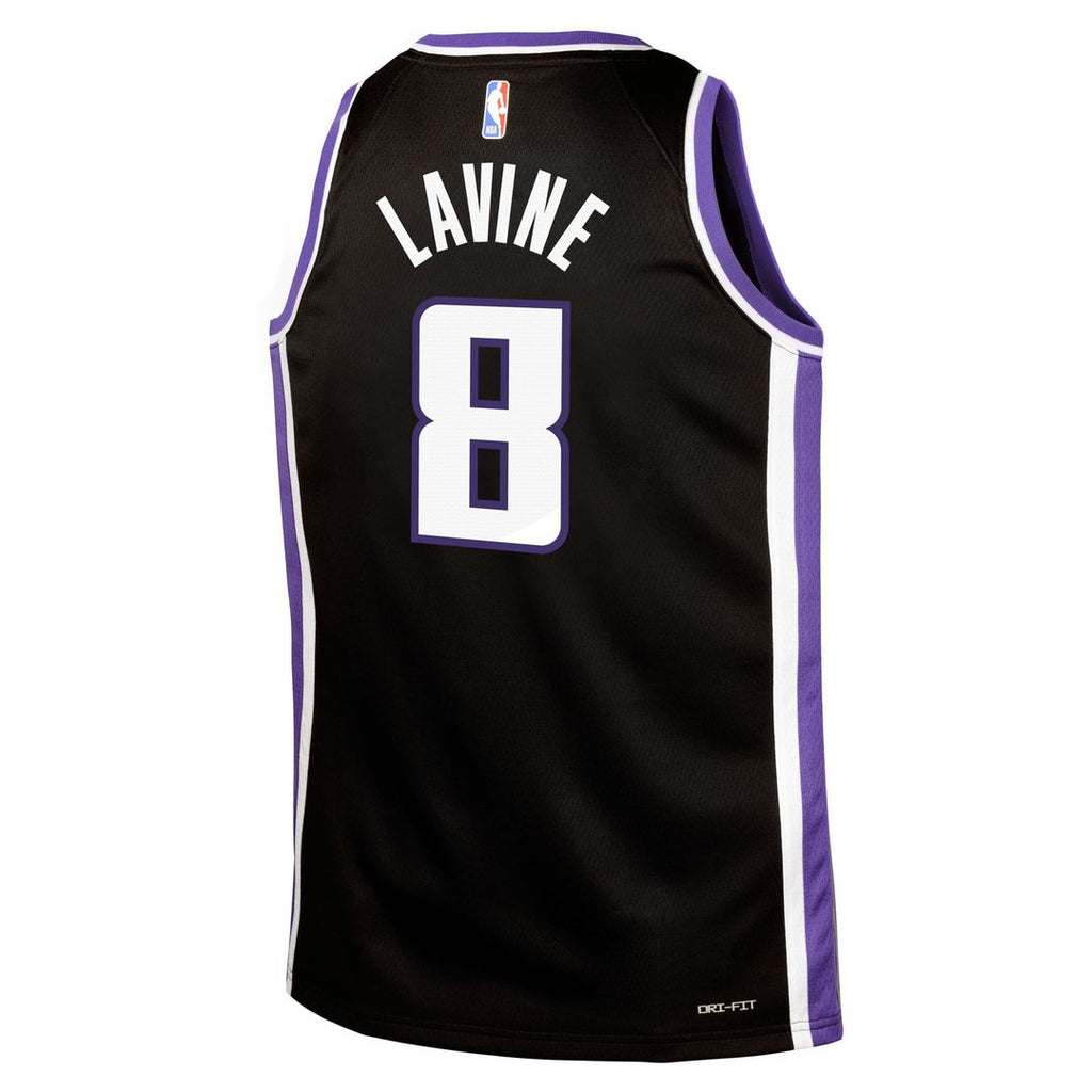 Zach LaVine Sacramento Kings Nike Youth Swingman Jersey - Icon Edition - Black | NBA Fan Gear