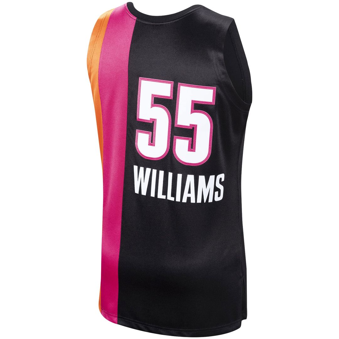 Jason Williams Miami Heat Mitchell & Ness 2005/ 06 Hardwood Classics Swingman Jersey - Black | NBA Fan Gear