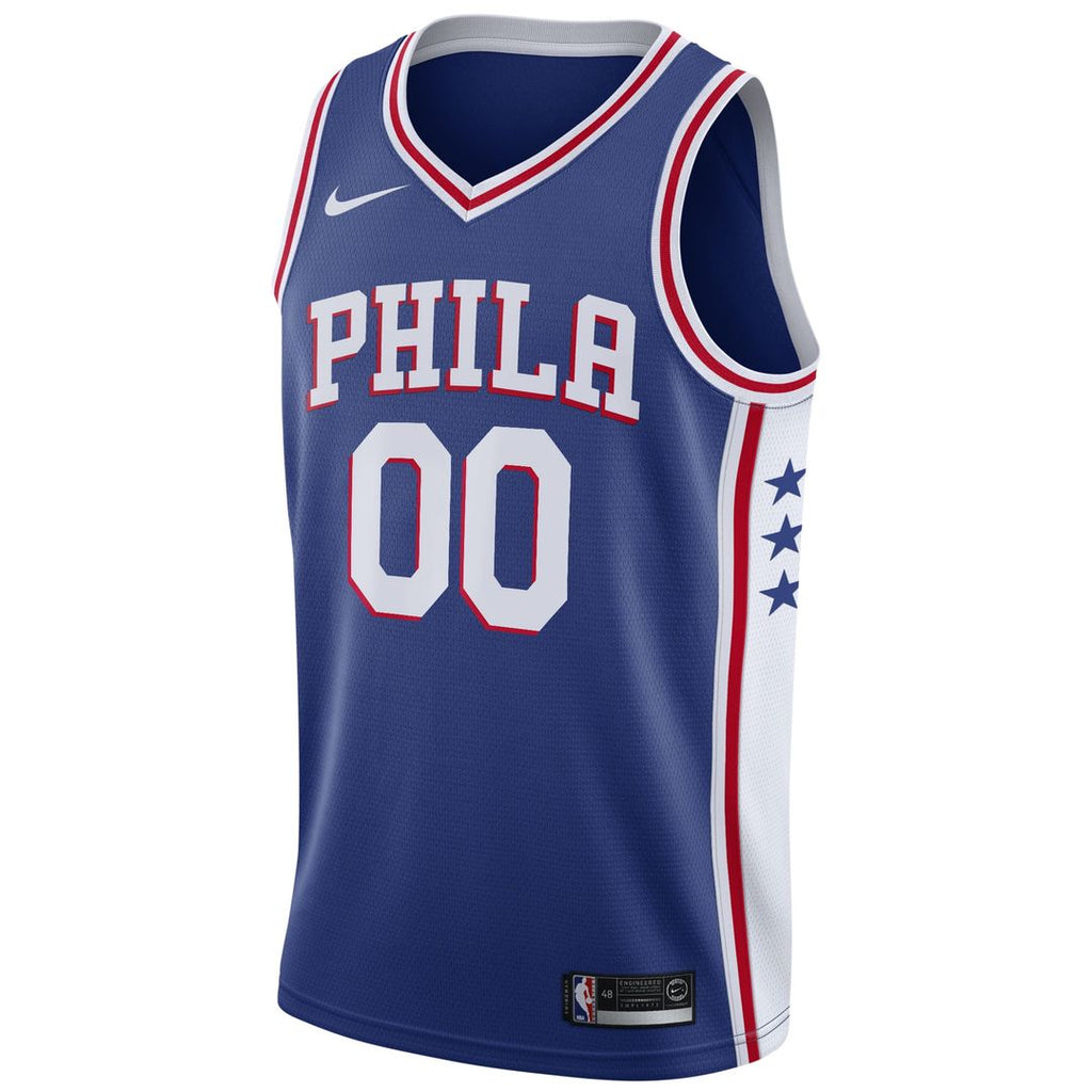 Philadelphia 76ers Nike 2020/ 21 Swingman Custom Jersey - Icon Edition - Royal | NBA Fan Gear