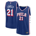 Joel Embiid Philadelphia 76ers Fanatics Youth Fast Break Replica Player Jersey - Icon Edition - Royal | NBA Fan Gear