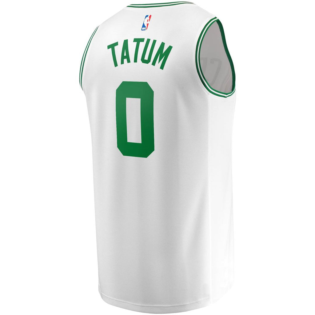 Jayson Tatum Boston Celtics Fanatics Fast Break Replica Away Jersey White - Association Edition | NBA Fan Gear