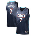Chet Holmgren Oklahoma City Thunder Nike Youth 2025/ 26 City Edition Swingman Jersey - Navy | NBA Fan Gear