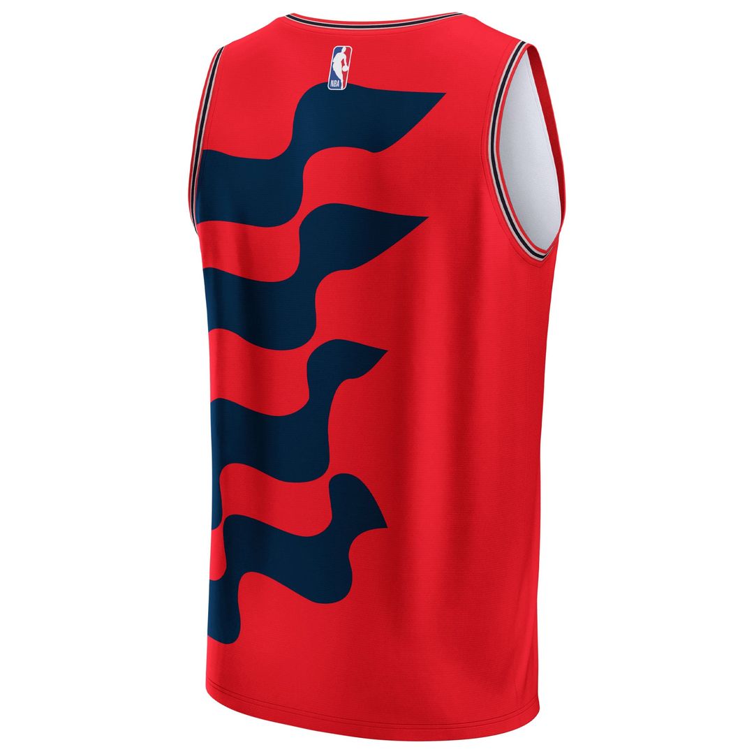 Washington Wizards NBA & KidSuper Studios by Fanatics Unisex Hometown Jersey - Red | NBA x KidSuper Fan Gear