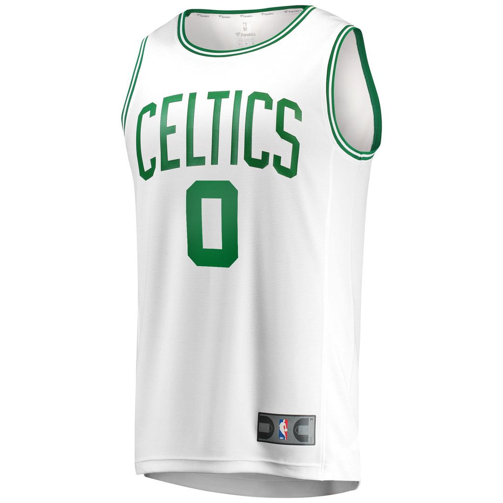Jayson Tatum Boston Celtics Fanatics Fast Break Replica Away Jersey White - Association Edition | NBA Fan Gear