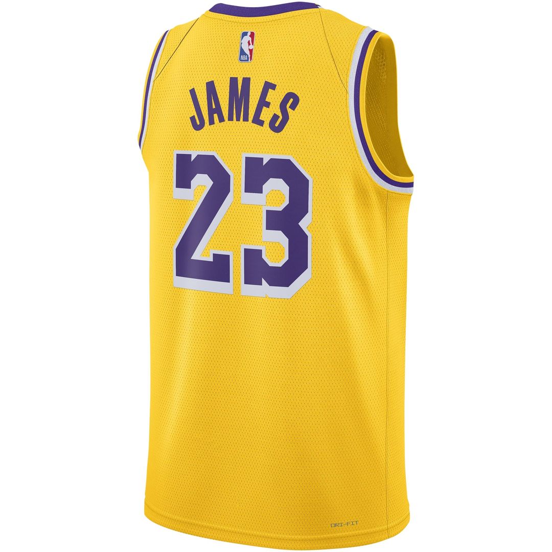 LeBron James Los Angeles Lakers Nike Unisex Swingman Jersey - Icon Edition - Gold | NBA Fan Gear