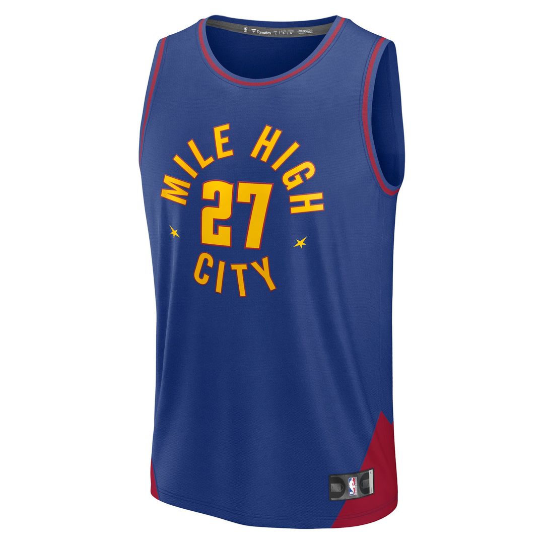 Jamal Murray Denver Nuggets Fanatics Fast Break Replica Player Jersey - Statement Edition - Blue | NBA Fan Gear