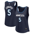 Anthony Edwards Minnesota Timberwolves Fanatics Women's Fast Break Player Jersey - Icon Edition - Navy | NBA Fan Gear