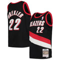 Clyde Drexler Portland Trail Blazers Mitchell & Ness Youth 1991/ 92 Hardwood Classics Swingman Jersey - Black | NBA Fan Gear