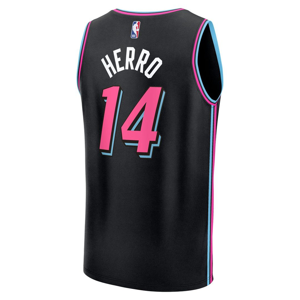 Tyler Herro Miami Heat Fanatics 2025/ 26 City Edition Fast Break Jersey - Black | NBA Fan Gear
