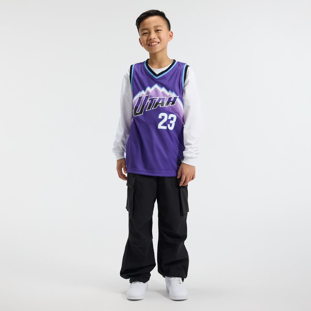 Lauri Markkanen Utah Jazz Fanatics Youth Fast Break Replica Jersey - Icon Edition - Purple | NBA Fan Gear