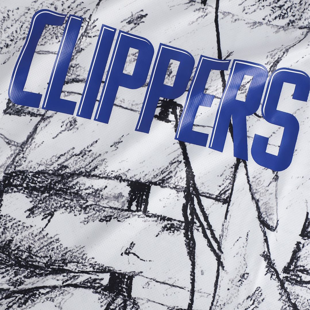 LA Clippers NBA & KidSuper Studios by Fanatics Unisex Hometown Jersey - Gray | NBA x KidSuper Fan Gear