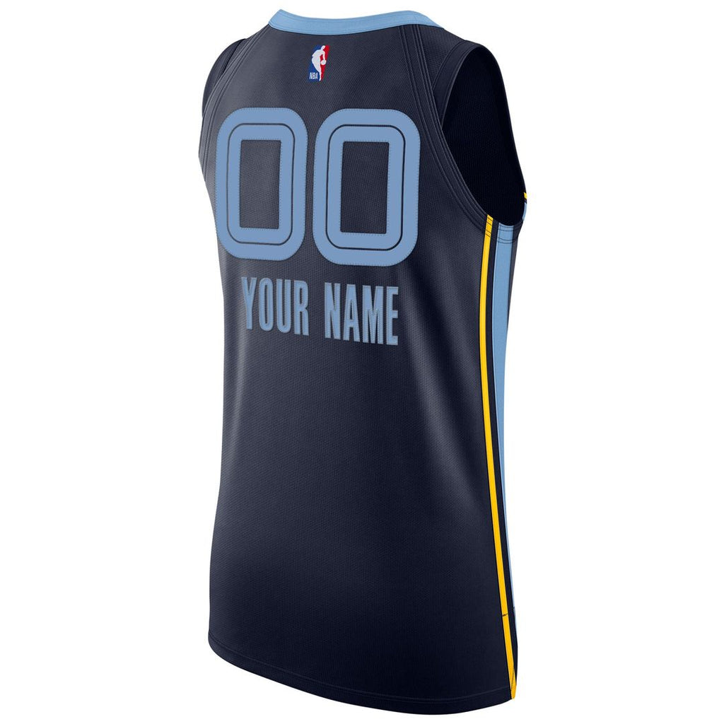 Memphis Grizzlies Nike 2020/ 21 Authentic Custom Jersey Navy - Icon Edition | NBA Fan Gear
