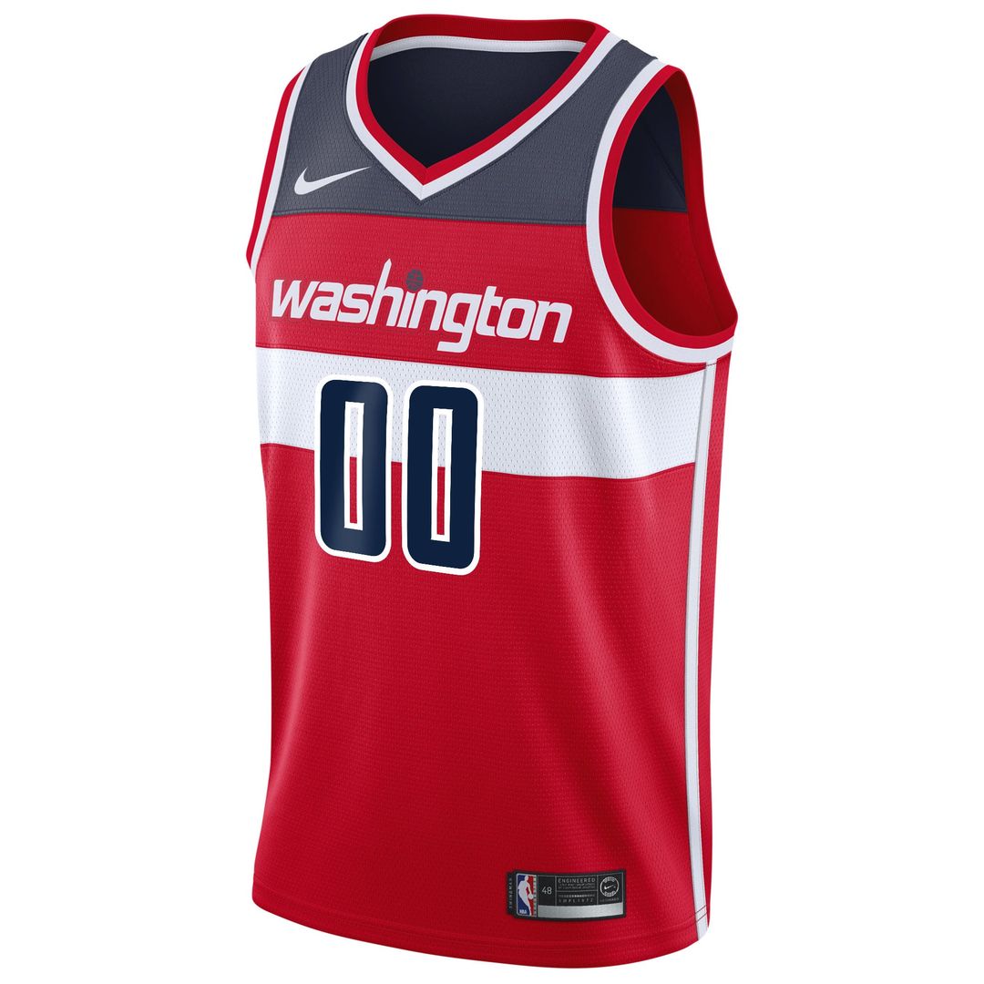 Washington Wizards Nike 2020/ 21 Swingman Custom Jersey - Icon Edition - Red | NBA Fan Gear