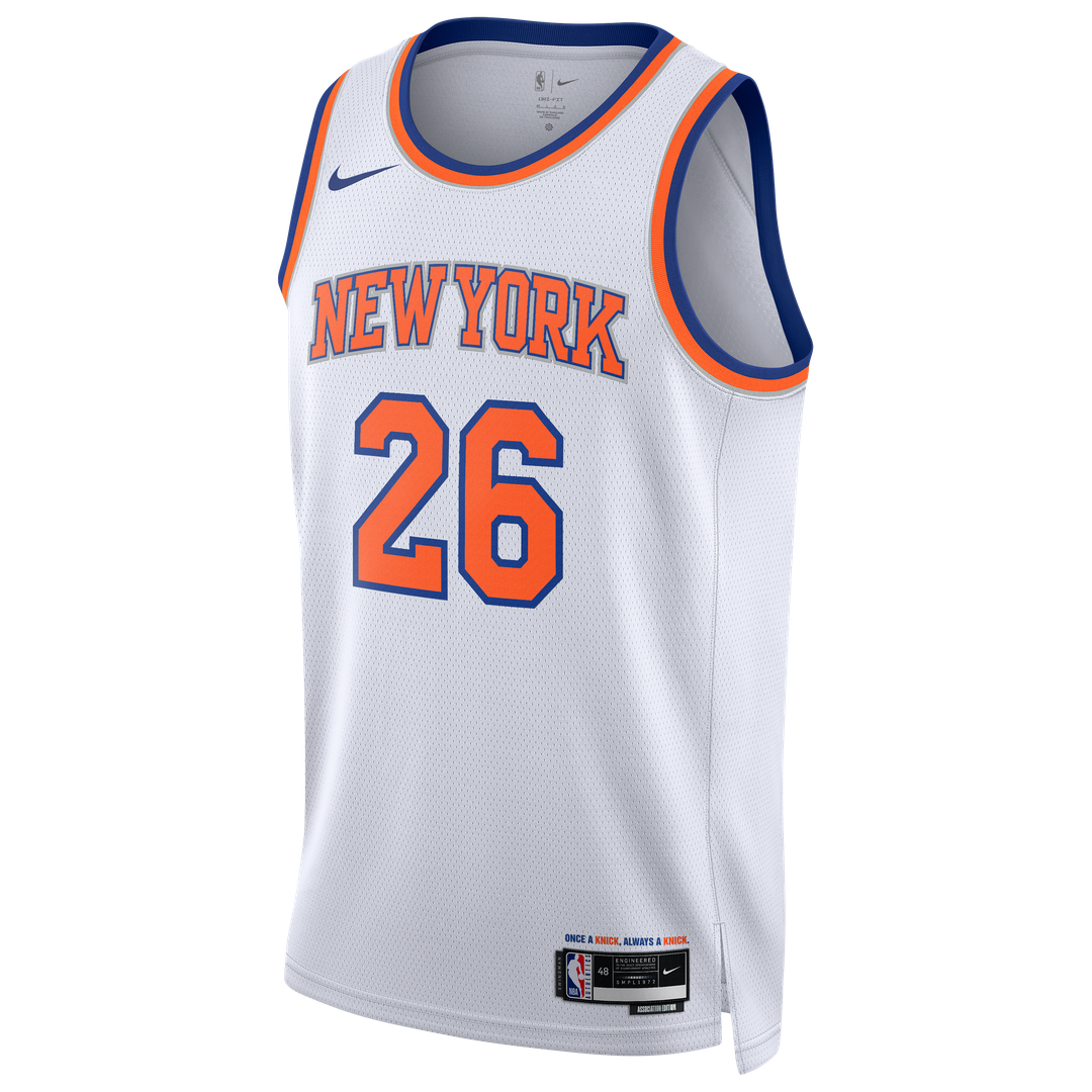 New York Knicks Nike Unisex 2026 NBA Finals Champions Always 26 Swingman Jersey - White - Association Edition | Fan Gear