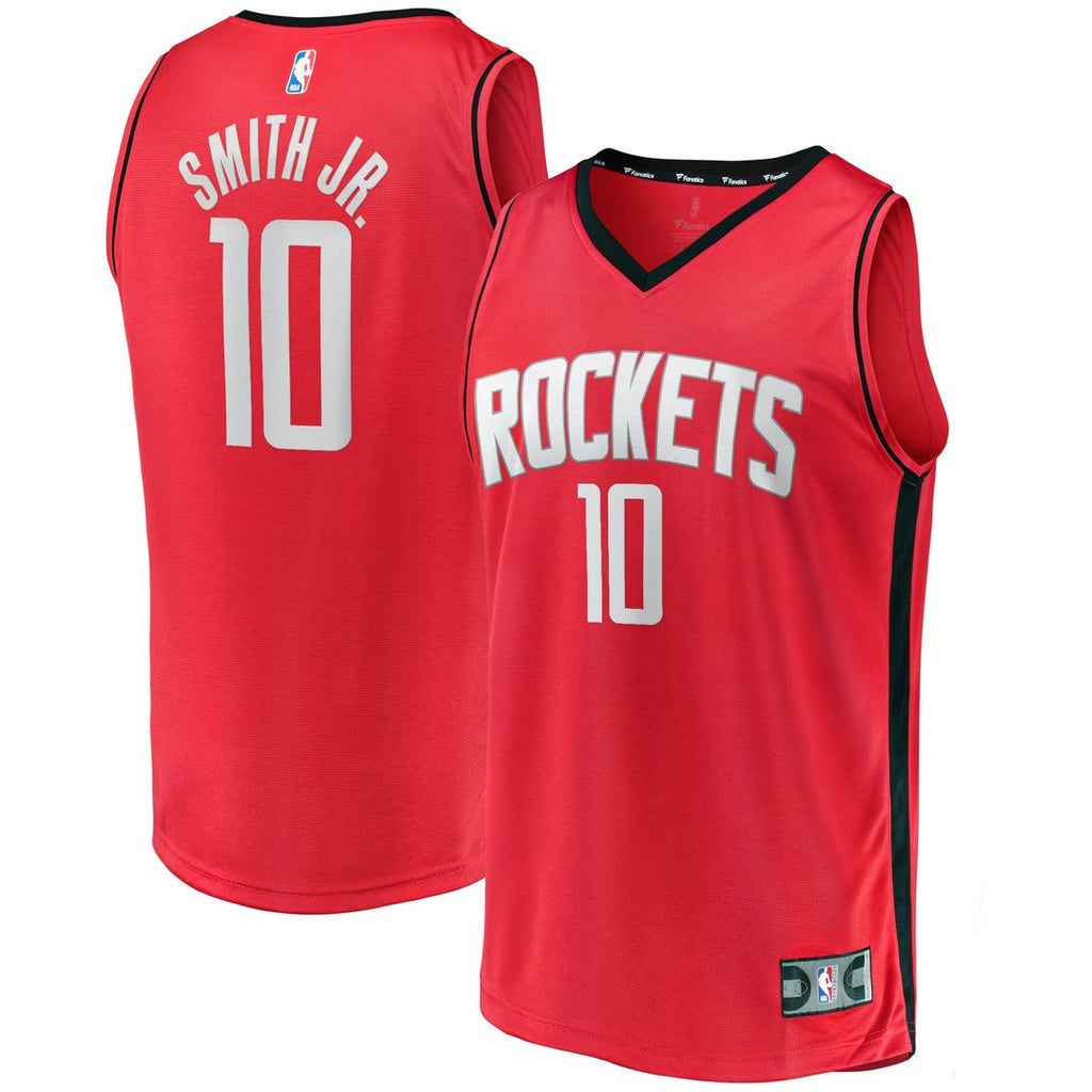 Jabari Smith Jr. Houston Rockets Fanatics Fast Break Replica Player Jersey - Icon Edition - Red | NBA Fan Gear