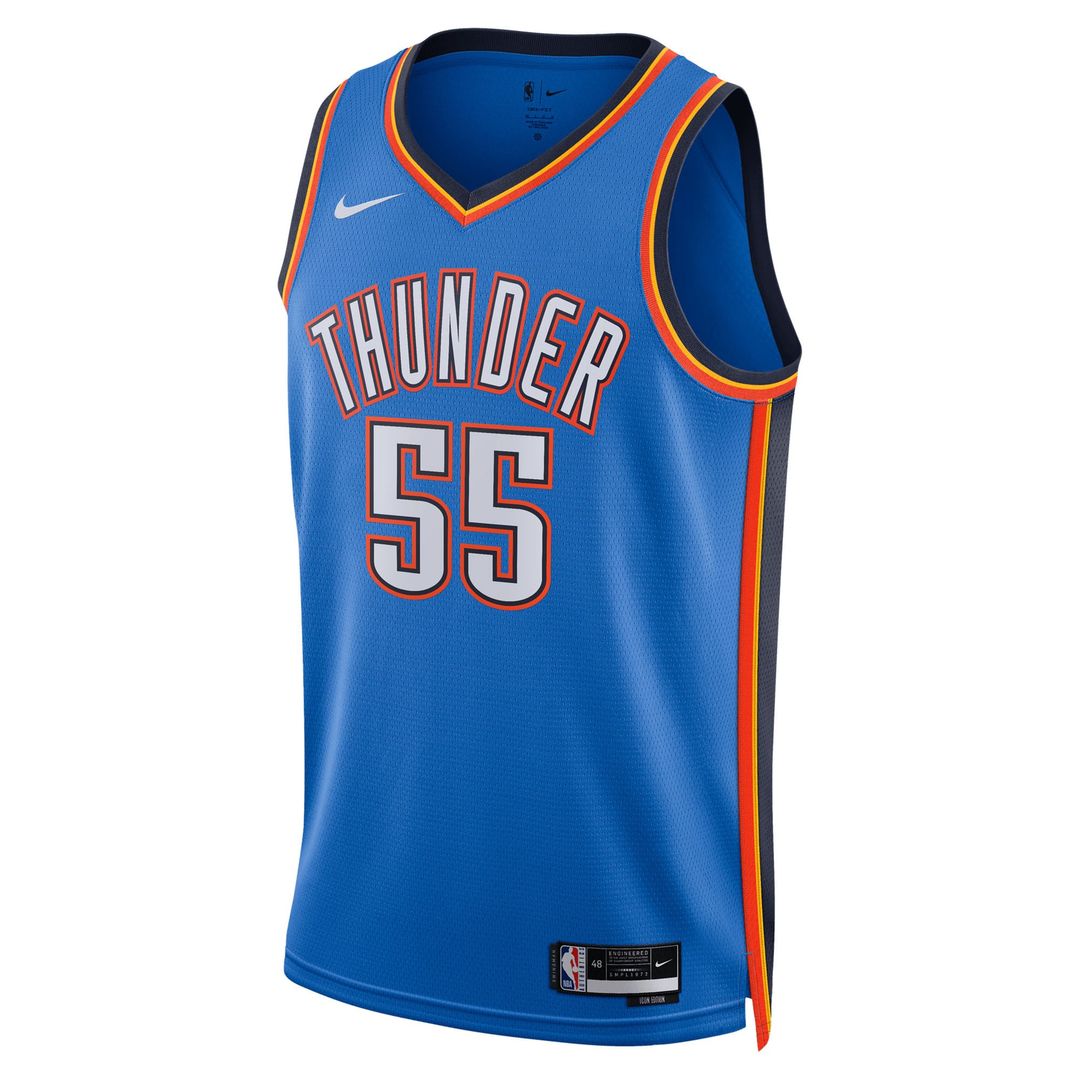 Isaiah Hartenstein Oklahoma City Thunder Nike Unisex Swingman Jersey - Icon Edition - Blue | NBA Fan Gear