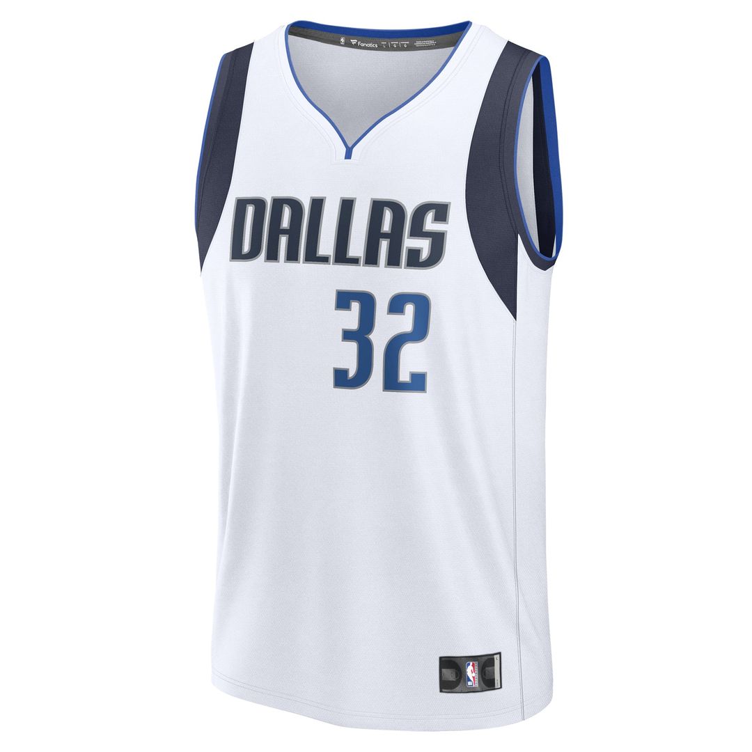 Cooper Flagg Dallas Mavericks Fanatics 2025 NBA Draft First Round Pick Fast Break Replica Jersey - Association Edition - White | Fan Gear