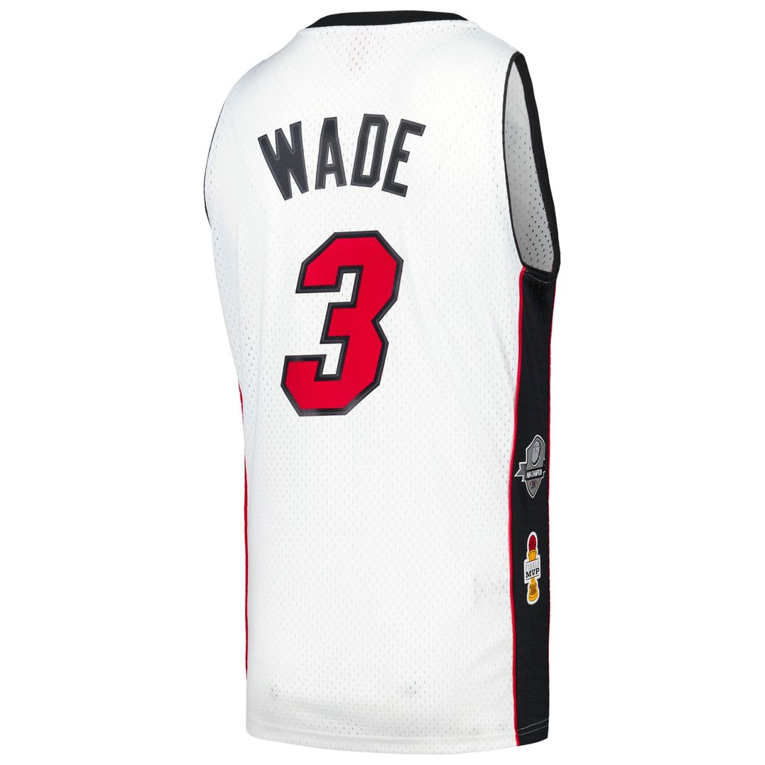 Dwyane Wade Miami Heat Mitchell & Ness Unisex Hall of Fame Class of 2023 Throwback Swingman Jersey - White | NBA Fan Gear